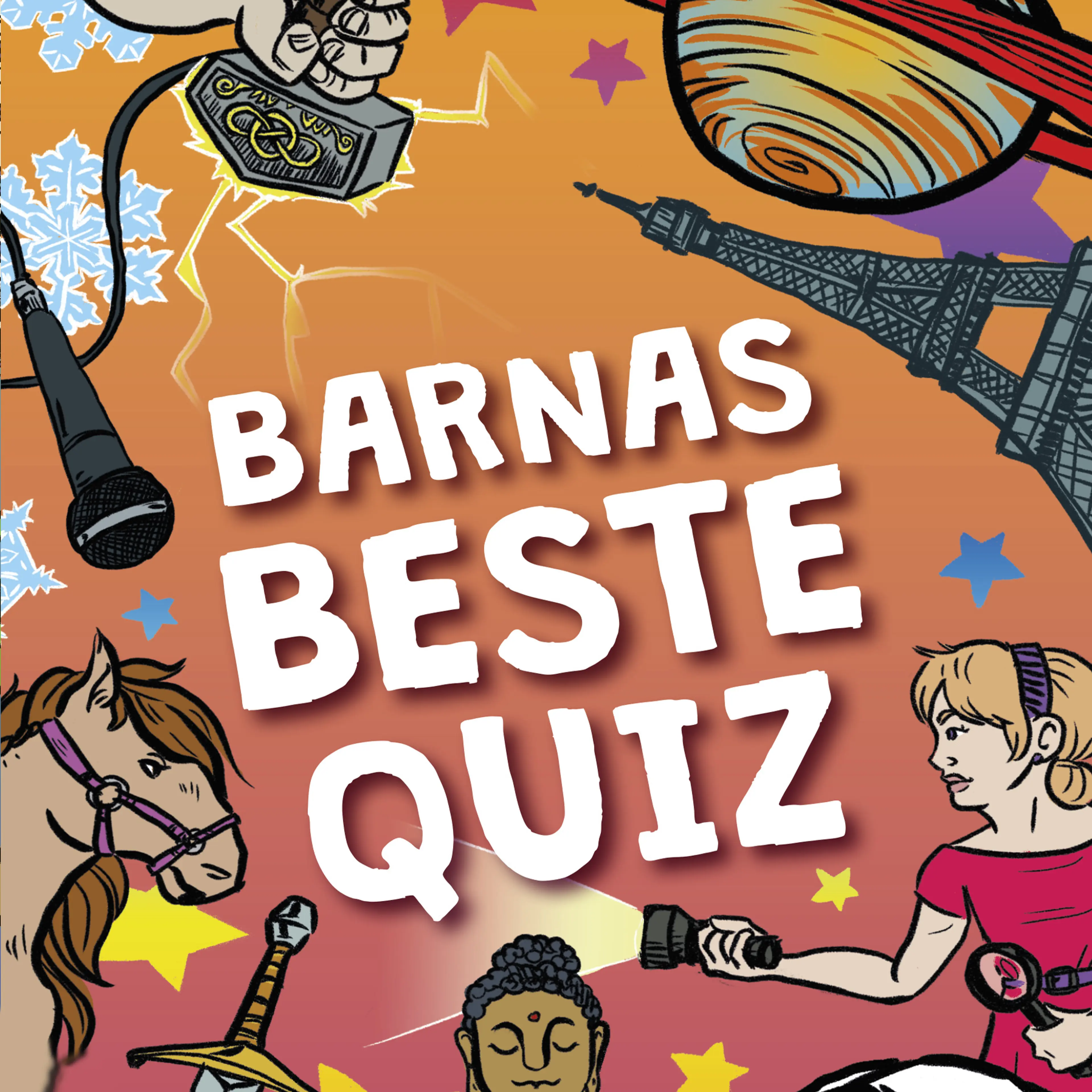 Omslag Barnas beste quiz - allmennkunnskap for hele familien av Flere (Lydbok)