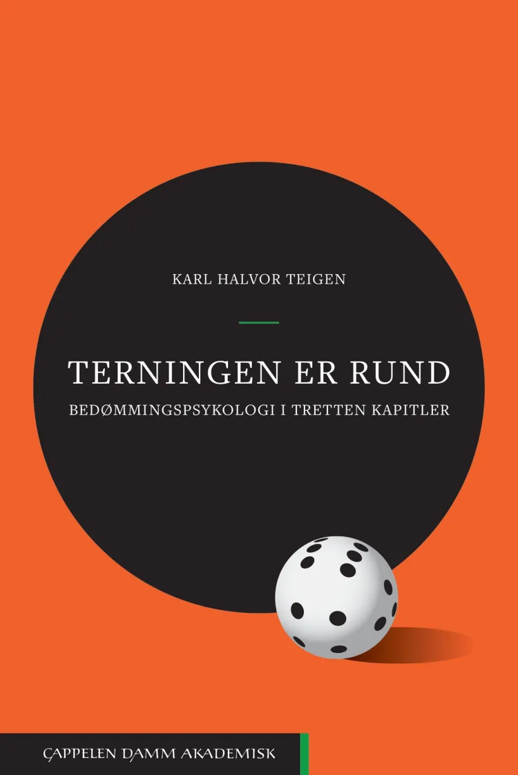 Omslag Terningen er rund av Karl Halvor Teigen (Heftet)