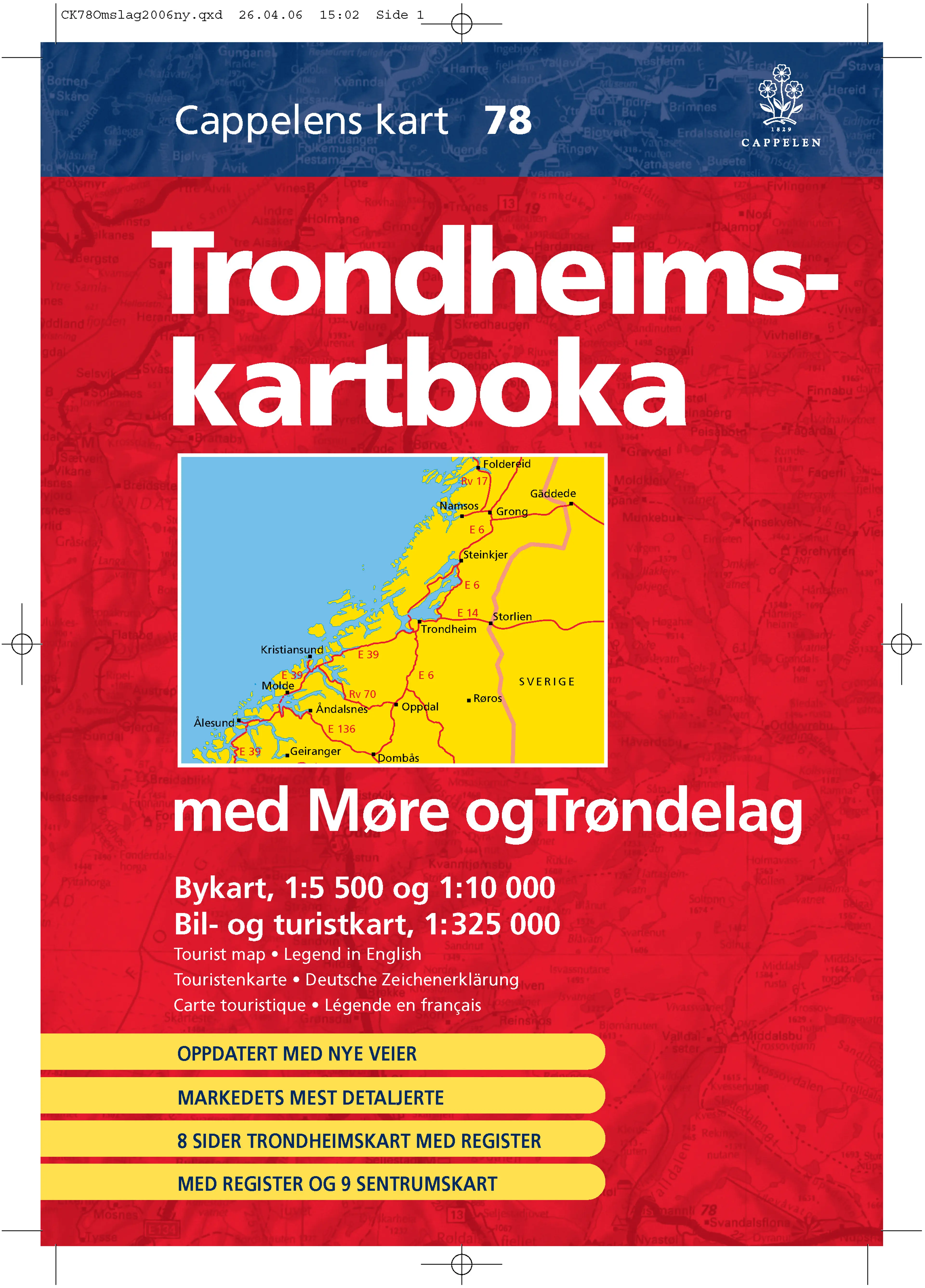 Omslag Trondheimskartboka (CK 78) (Ukjent)