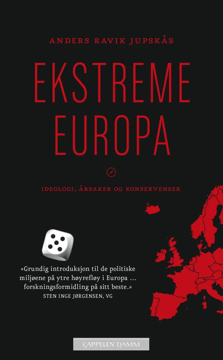 Omslag Ekstreme Europa av Anders Ravik Jupskås (Ebok)