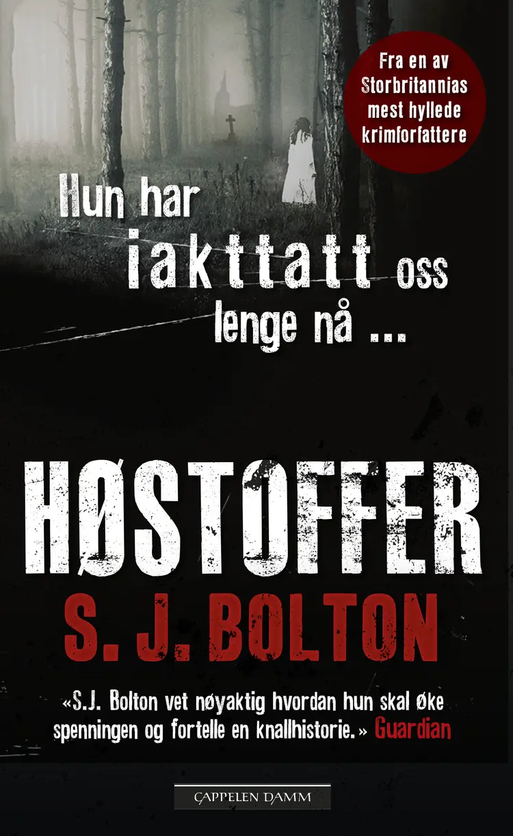 Omslag Høstoffer av Sharon J Bolton (Ebok)