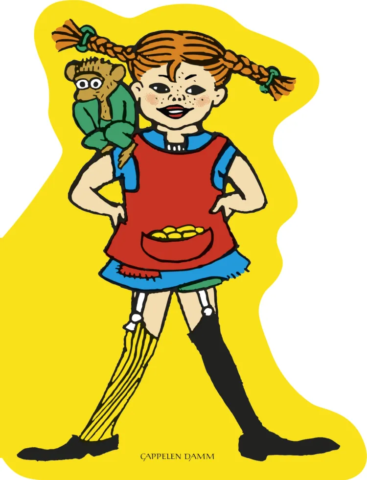 Omslag Pippi Langstrømpe figurbok (Innbundet)