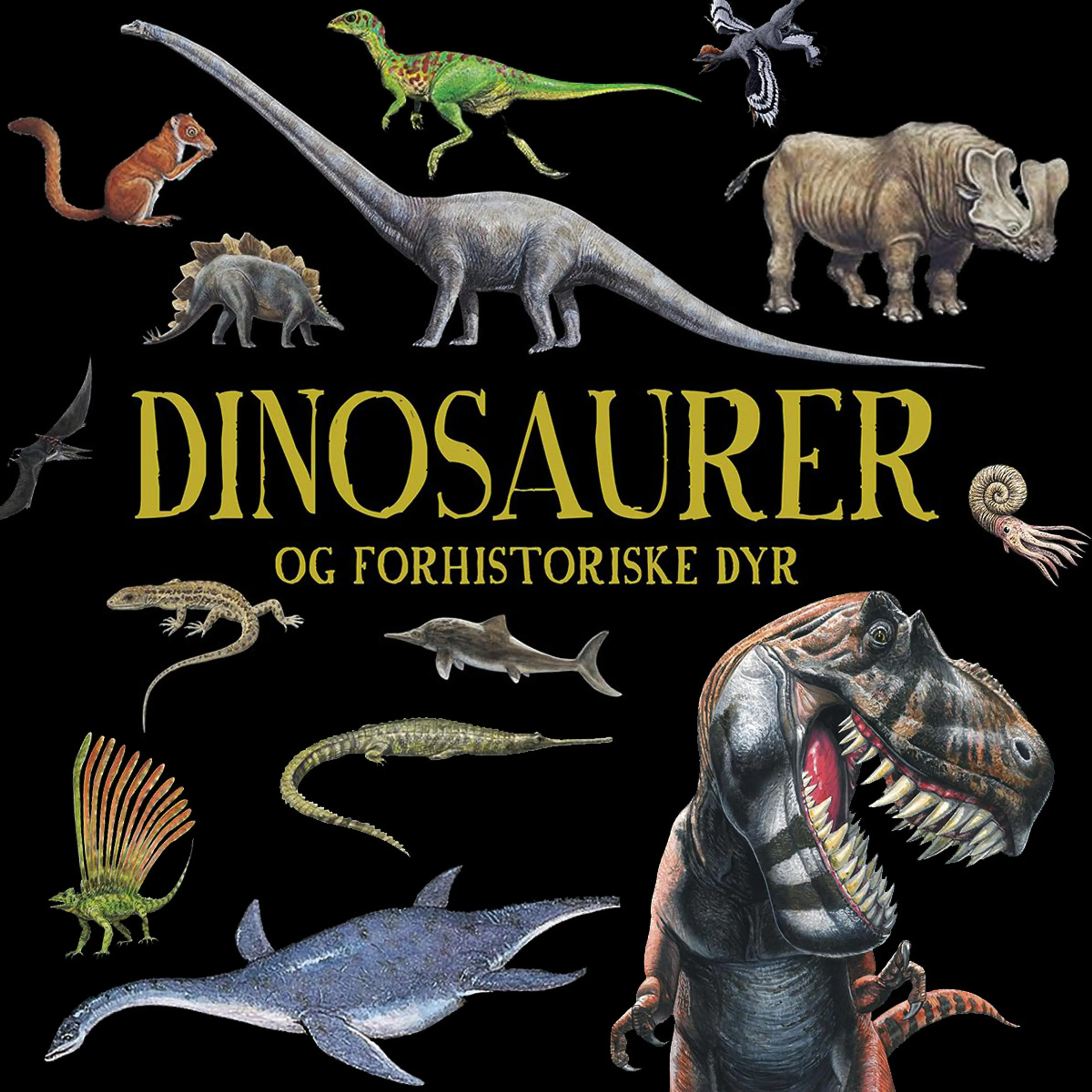 Omslag Dinosaurer og forhistoriske dyr av Douglas Palmer (Lydbok)