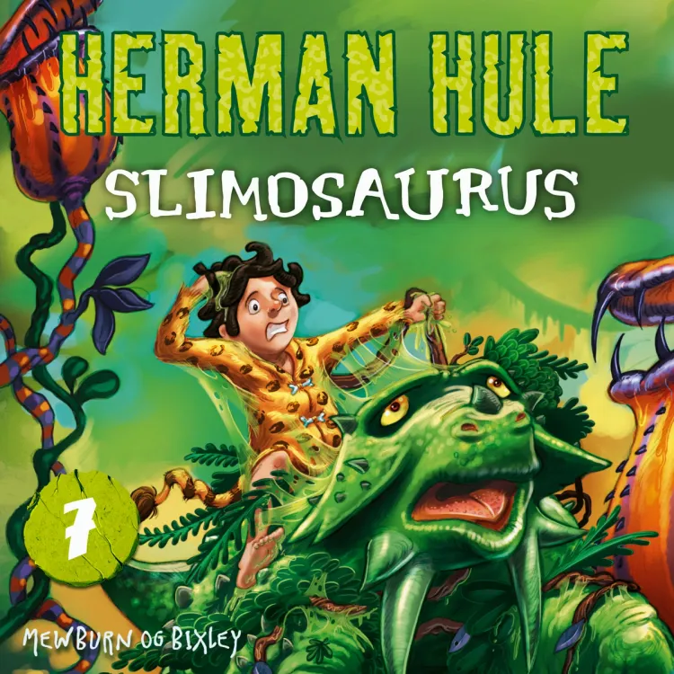 Omslag Herman Hule - Slimosaurus av Kyle Mewburn (Lydbok)