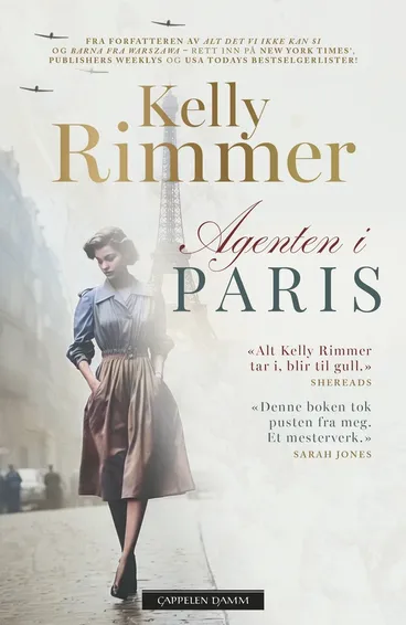 Omslag Agenten i Paris av Kelly Rimmer (Heftet)