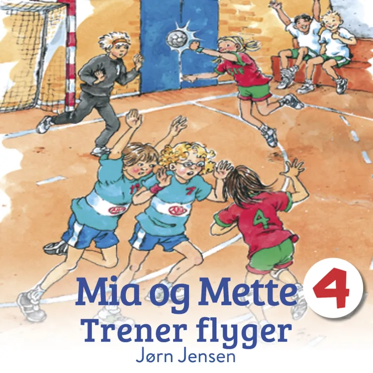 Omslag Mia og Mette trener flyger av Jørn Jensen (Lydbok)