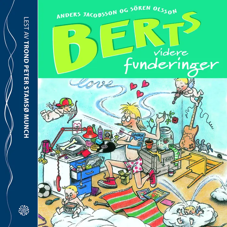 Omslag Berts videre funderinger av Anders Jacobsson og Sören Olsson (Lydbok)