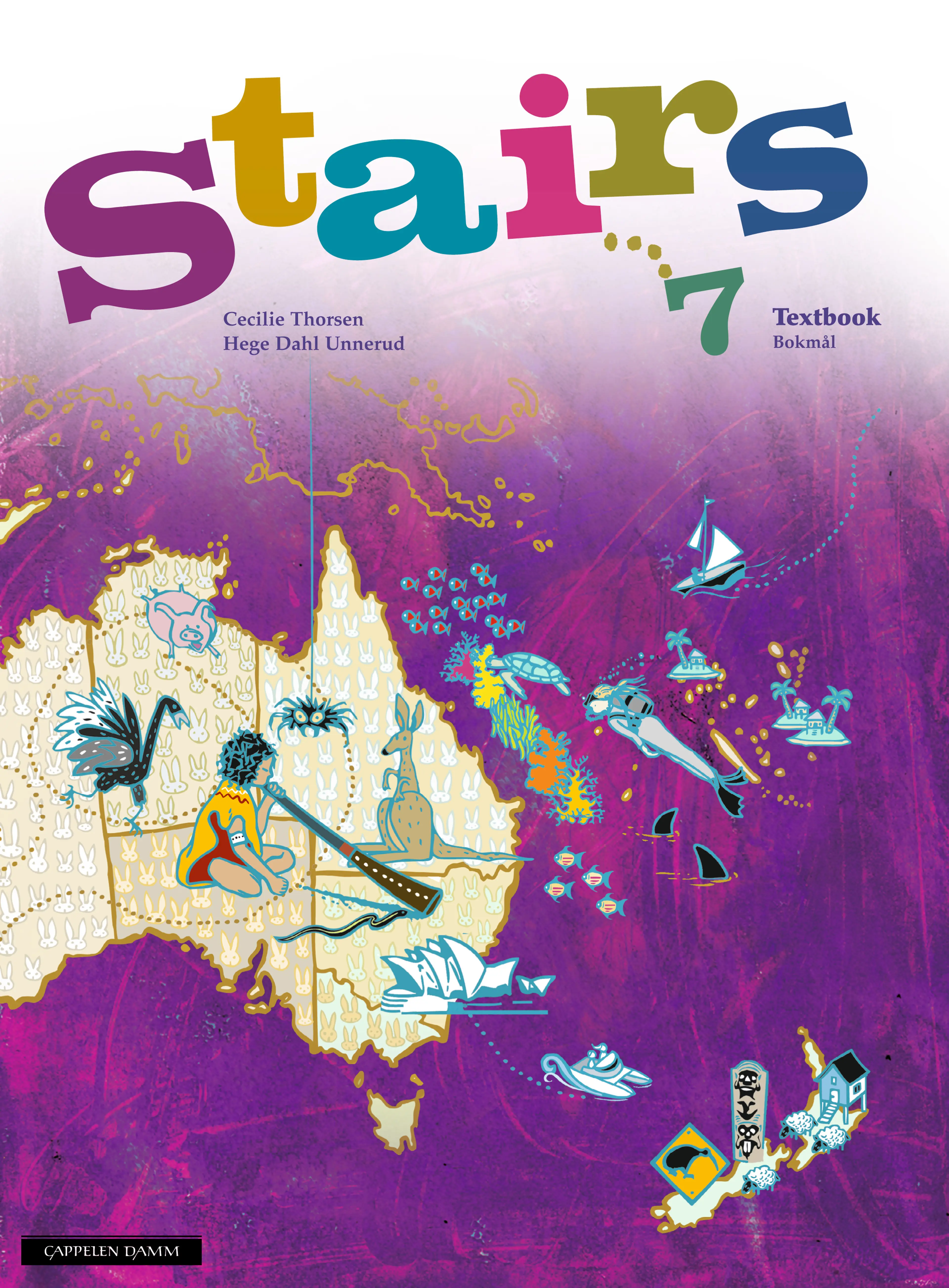 Omslag Stairs 7 Textbook av Cecilie Thorsen og Hege Dahl Unnerud (Innbundet)