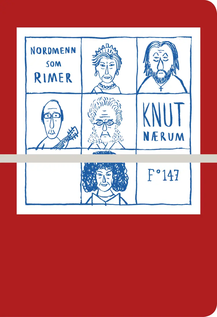 Omslag Nordmenn som rimer av Knut Nærum (Heftet)