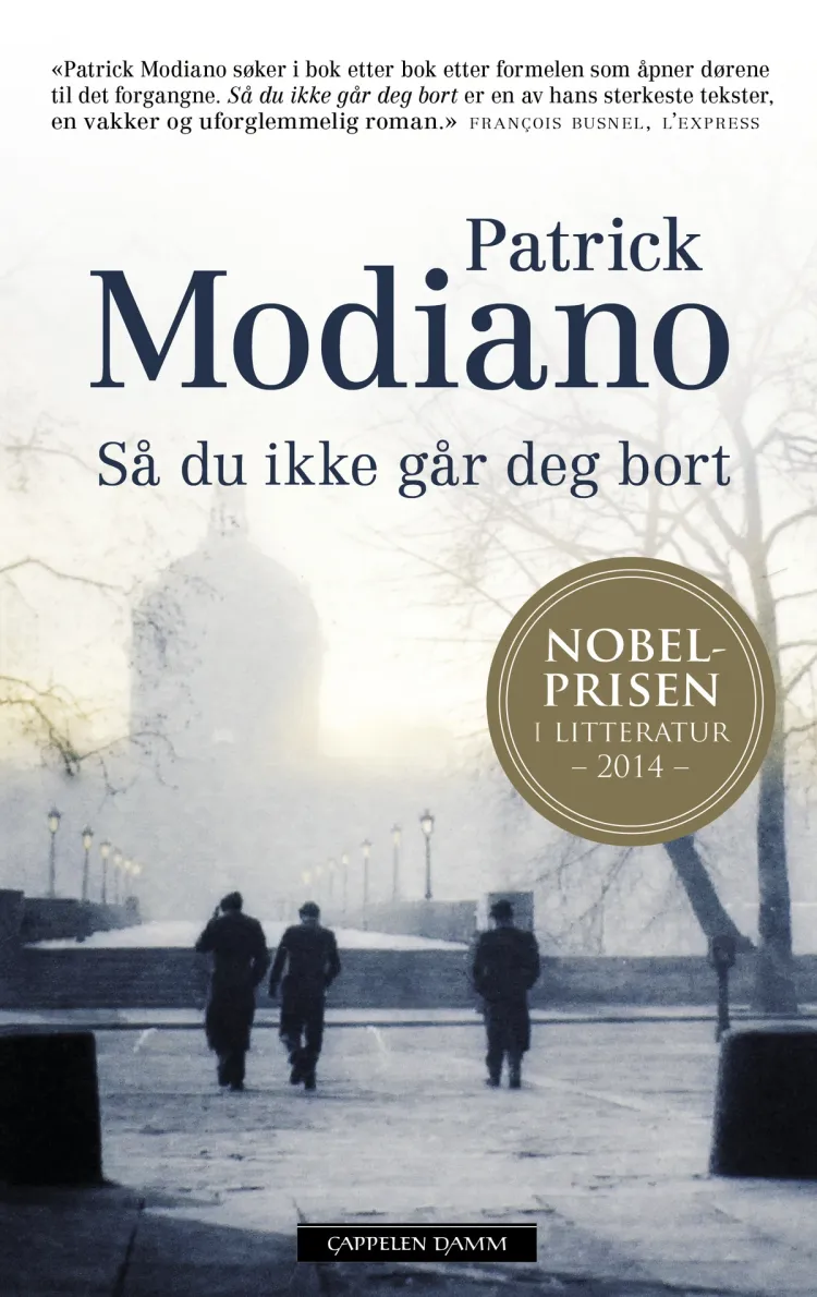 Omslag Så du ikke går deg bort av Modiano, Patrick (Innbundet)