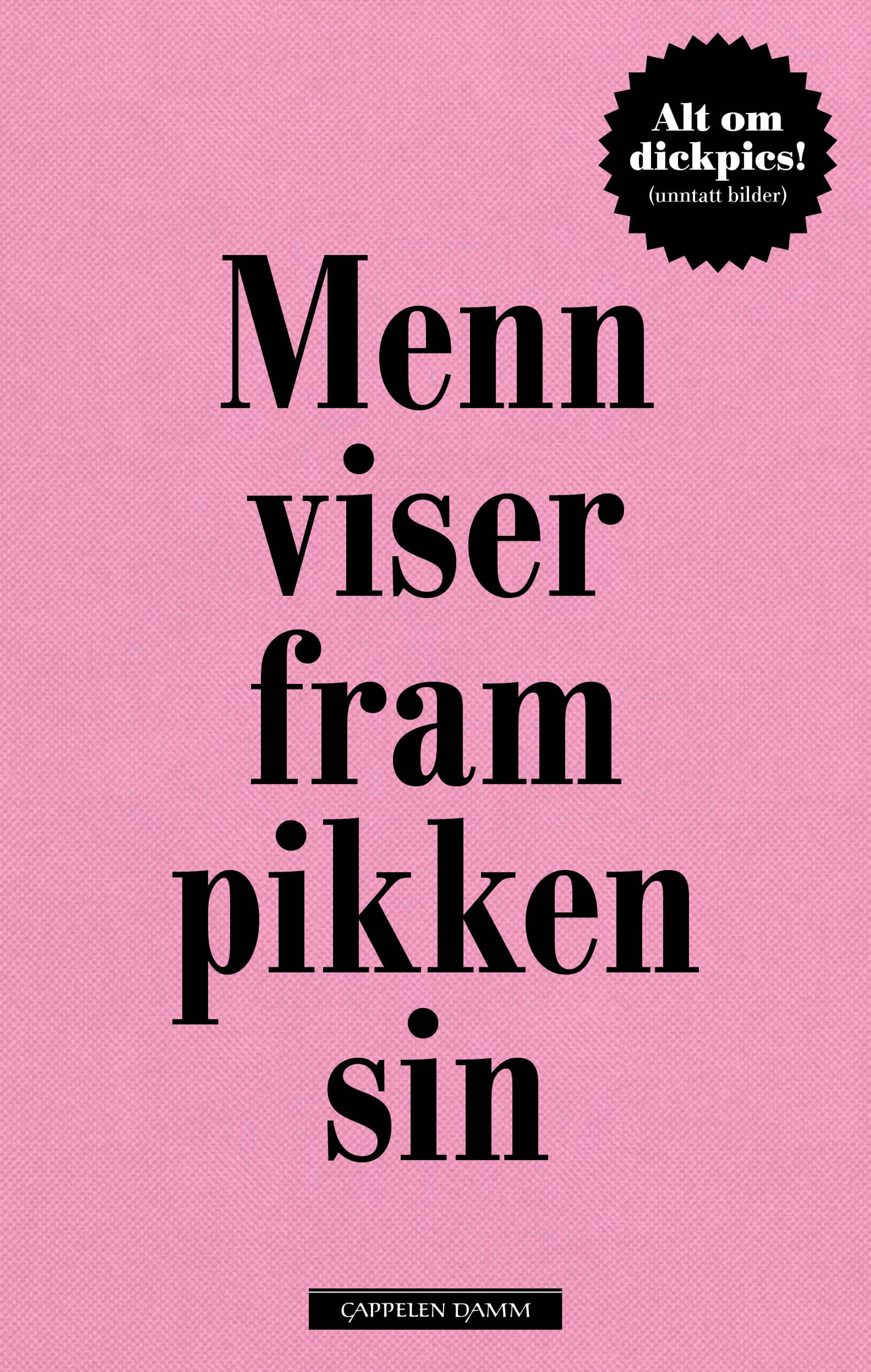 Omslag Menn viser fram pikken sin av Caroline Hainer (Innbundet)