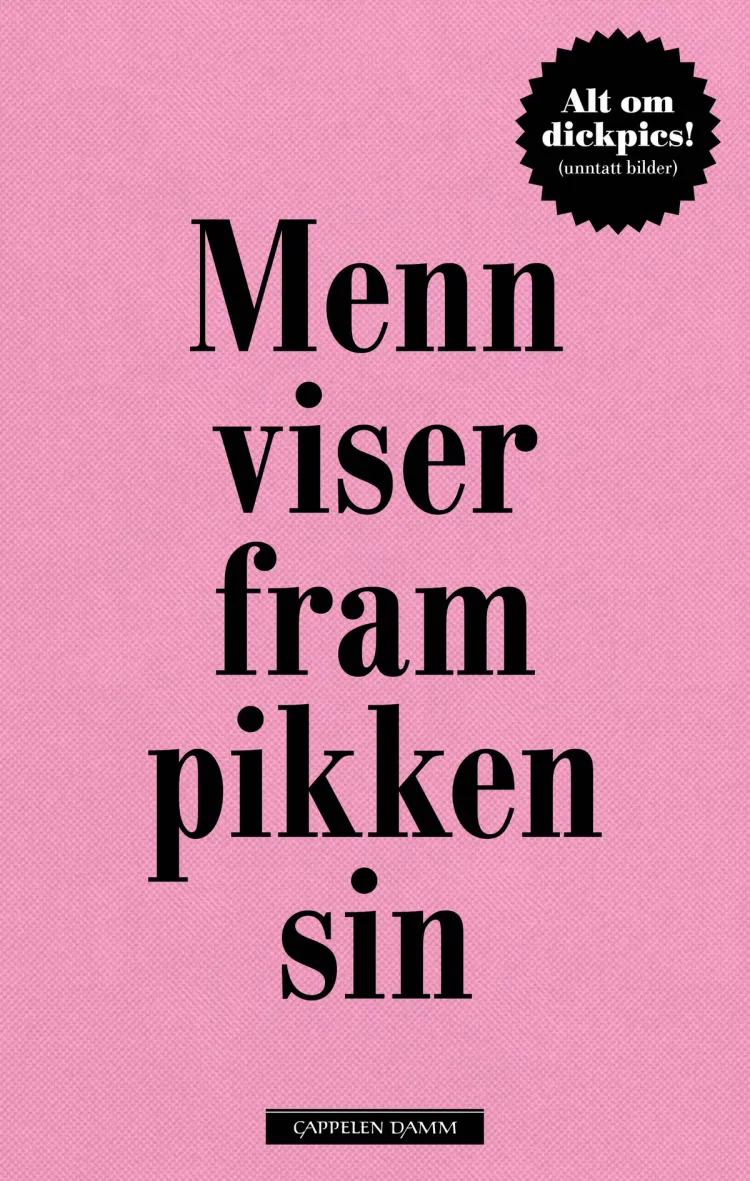 Omslag Menn viser fram pikken sin av Caroline Hainer (Innbundet)