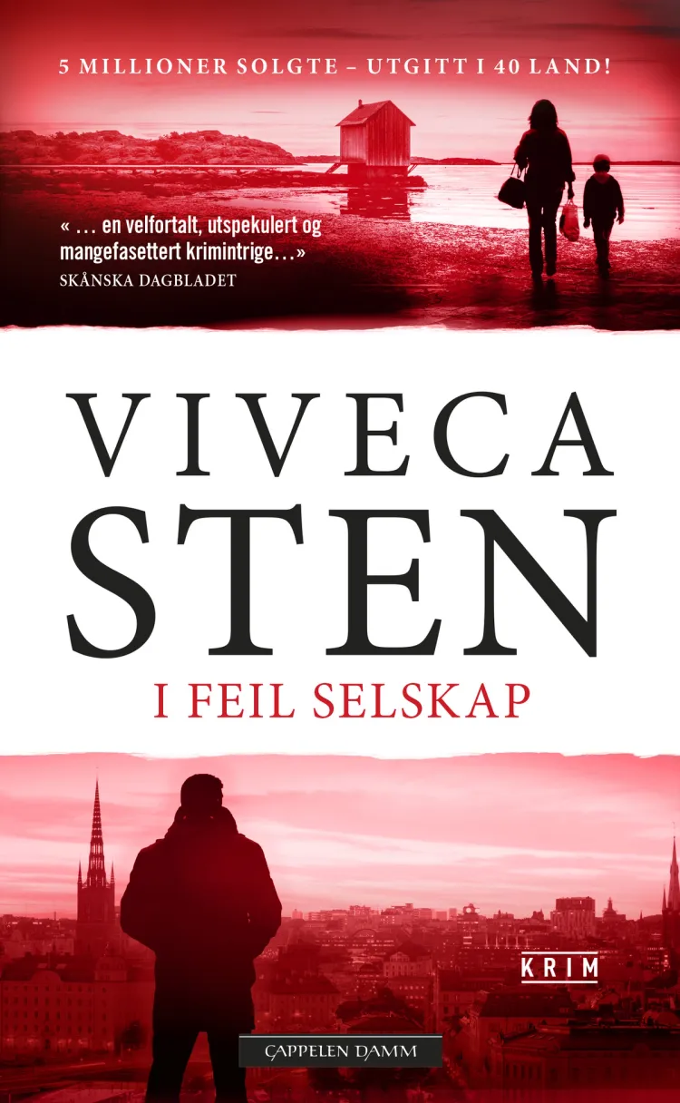 Omslag I feil selskap av Viveca Sten (Innbundet)
