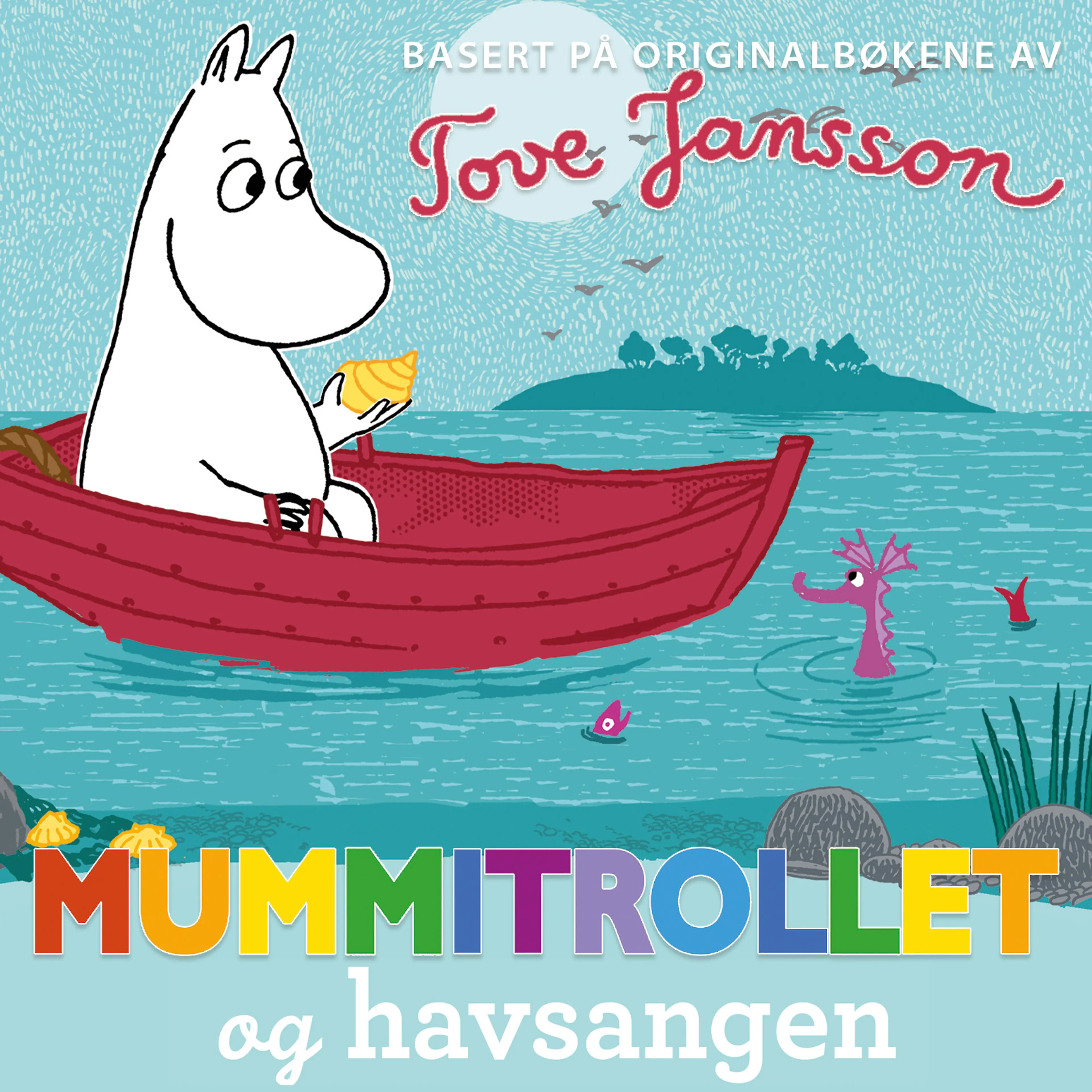 Omslag Mummitrollet og havsangen av Tove Jansson (Lydbok)