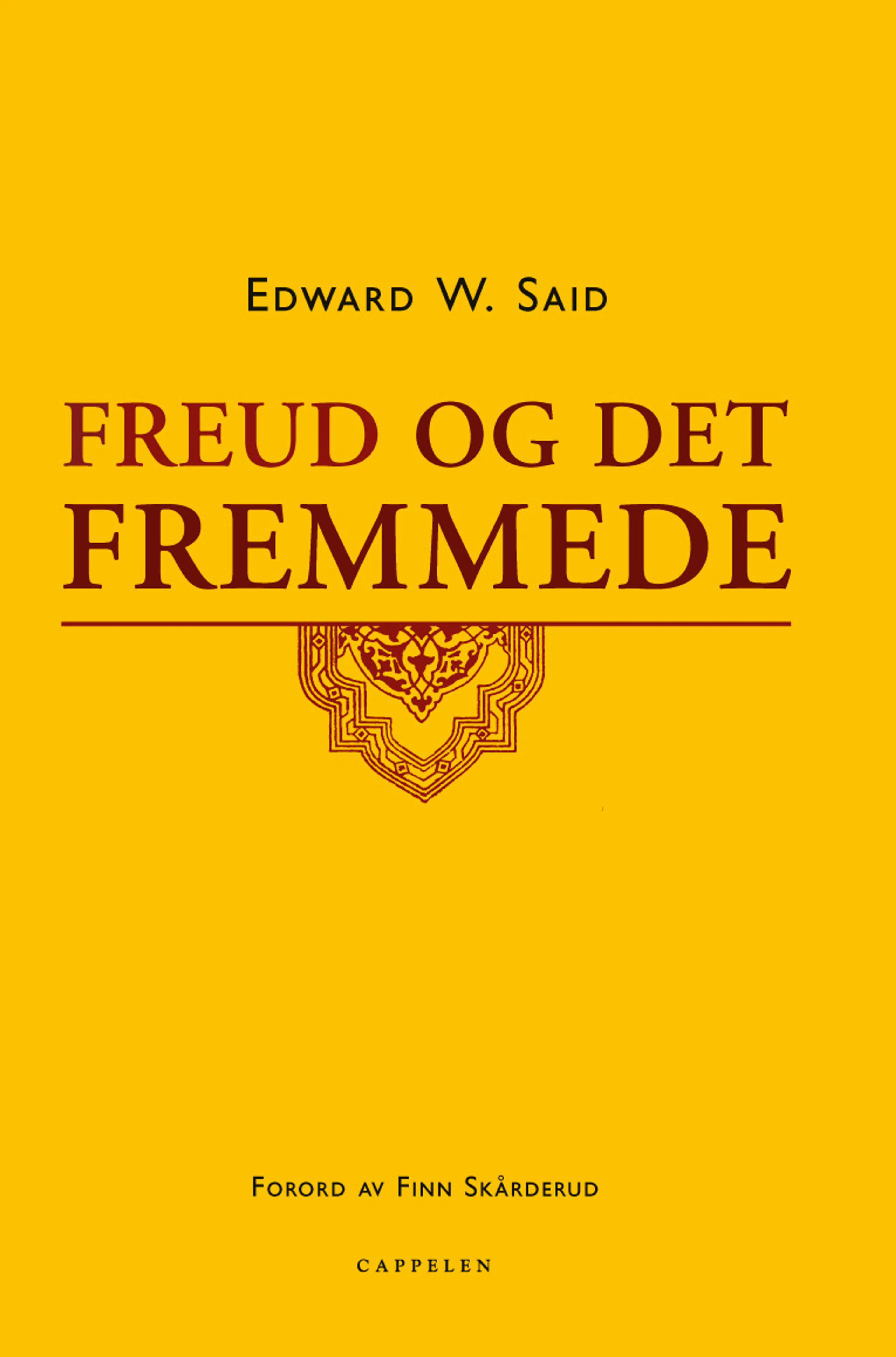 Omslag Freud og det fremmede av Edward W. Said (Innbundet)
