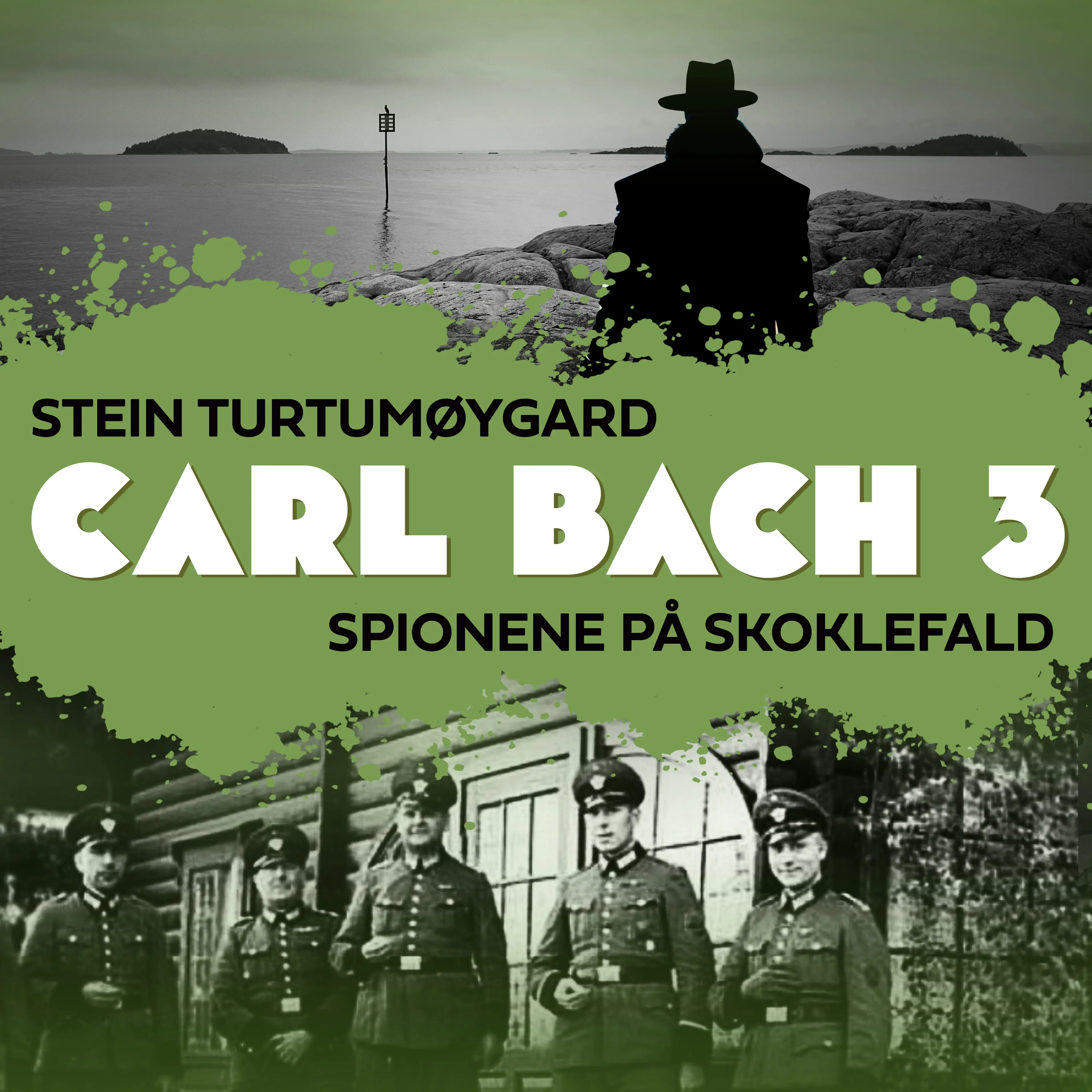 Omslag Spionene på Skoklefald av Stein Turtumøygard (Lydbok)