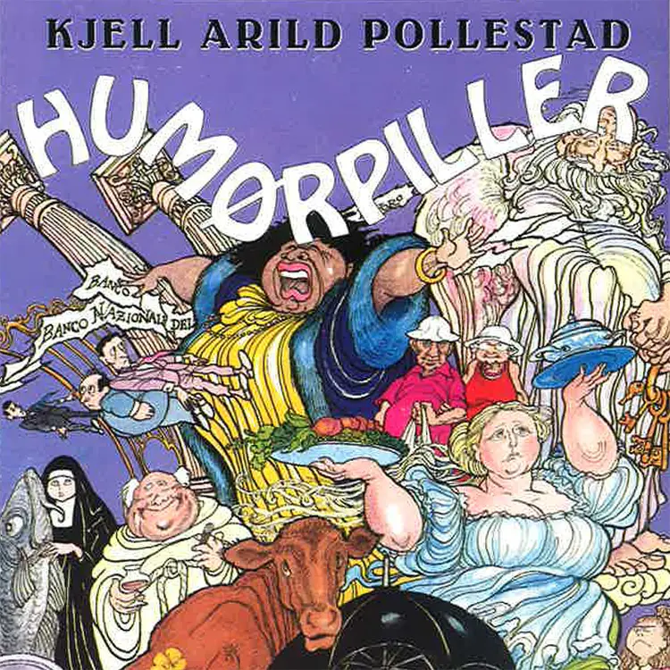 Omslag Humørpiller av Kjell Arild Pollestad (Lydbok)