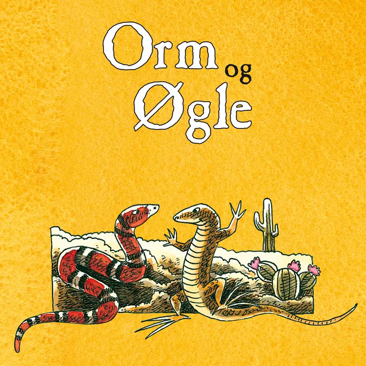 Omslag Orm og Øgle av Joy Cowley (Lydbok)