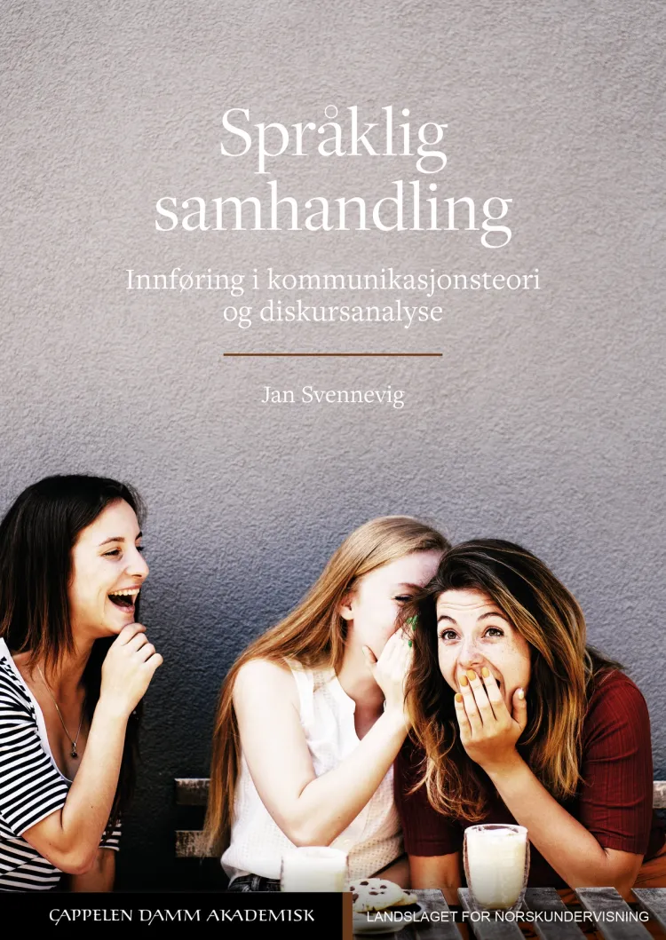 Omslag Språklig samhandling av Jan Svennevig (Heftet)