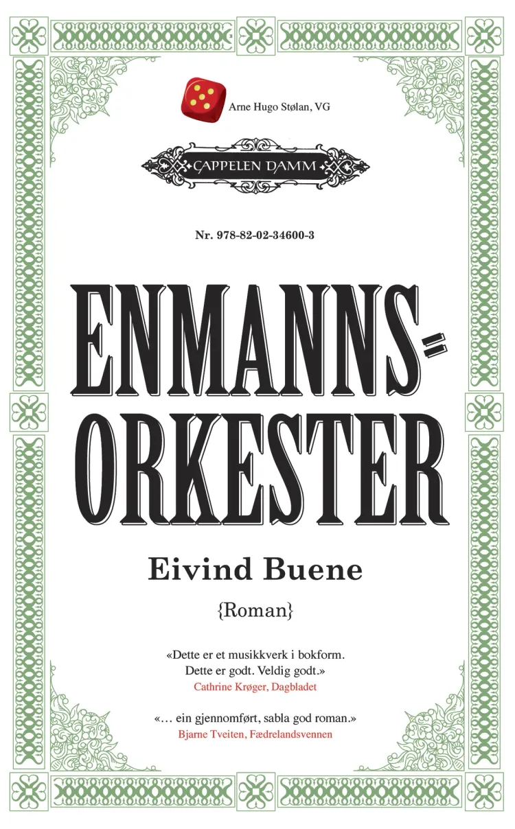 Omslag Enmannsorkester av Eivind Buene (Heftet)