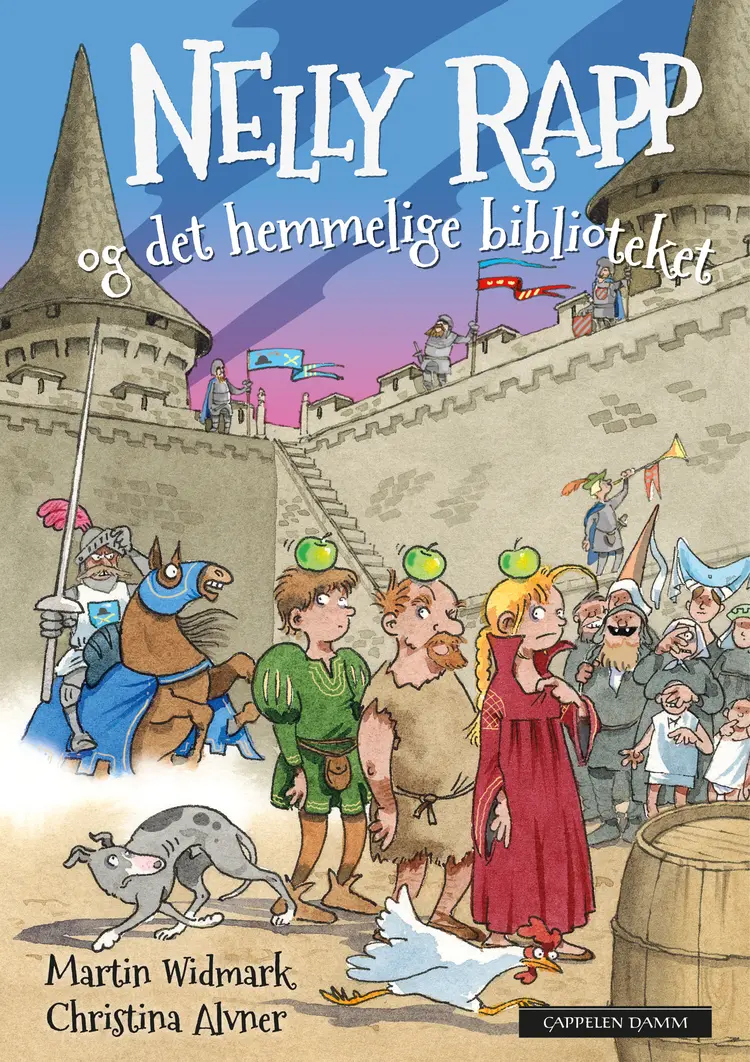 Omslag Nelly Rapp og det hemmelige biblioteket av Martin Widmark (Ebok)