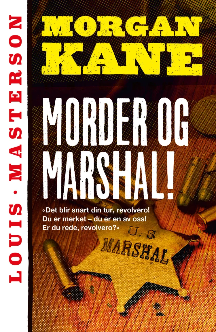 Omslag Morder og marshal! av Louis Masterson (Ebok)