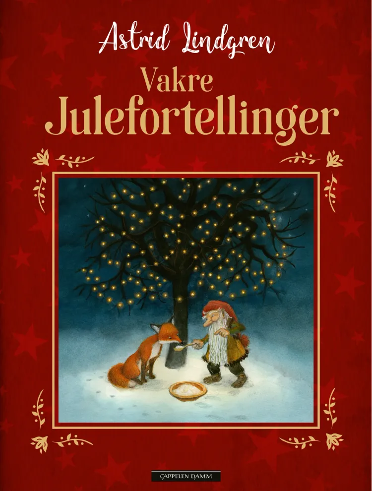 Omslag Vakre julefortellinger av Astrid Lindgren og Ilon Wikland (Heftet)