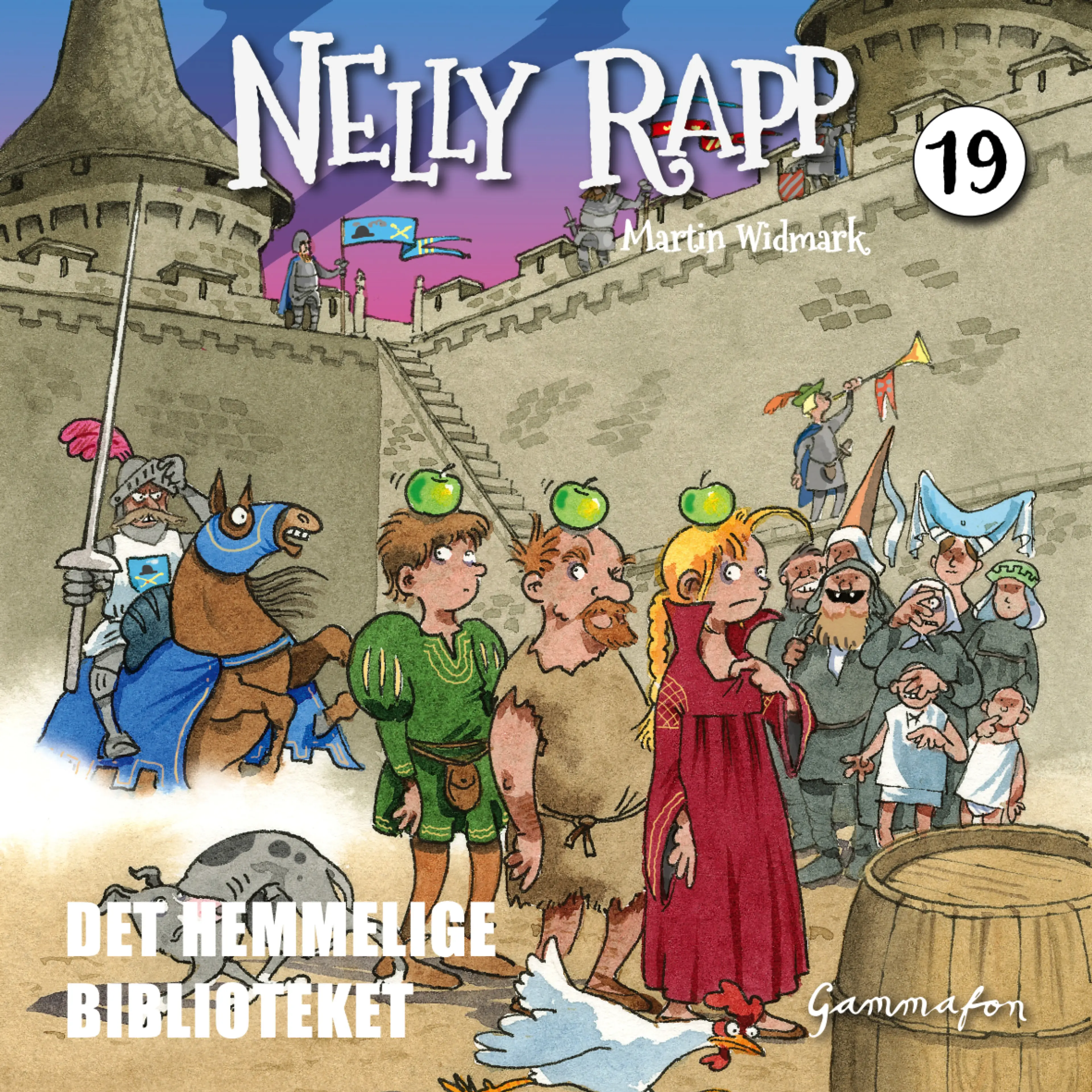 Omslag Nelly Rapp - Det hemmelige biblioteket av Martin Widmark (Lydbok)