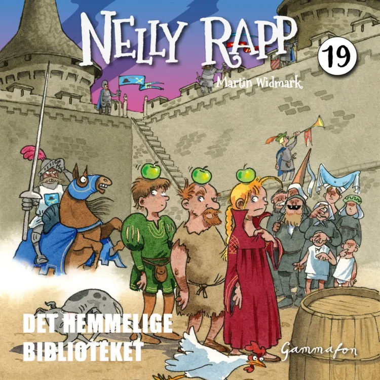 Omslag Nelly Rapp - Det hemmelige biblioteket av Martin Widmark (Lydbok)