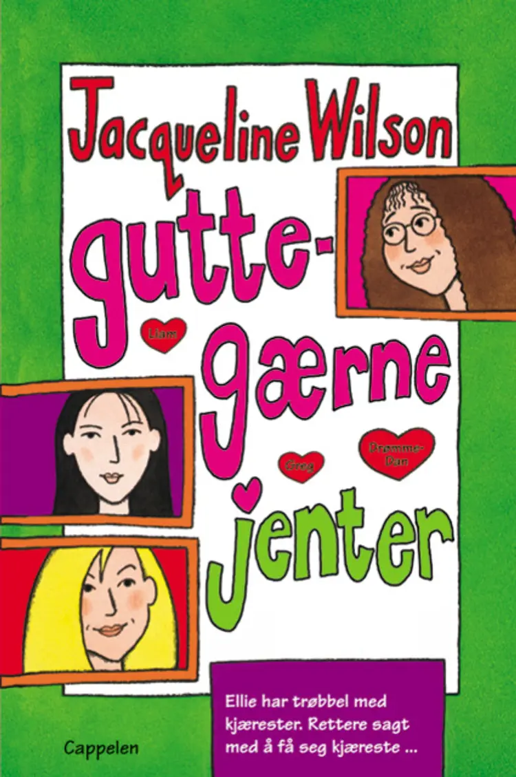 Omslag Guttegærne jenter av Jacqueline Wilson (Heftet)