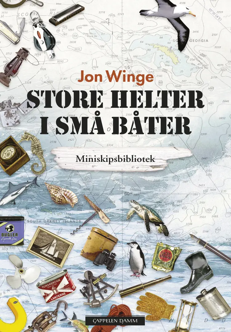 Omslag Store helter i små båter av Jon Winge (Innbundet)