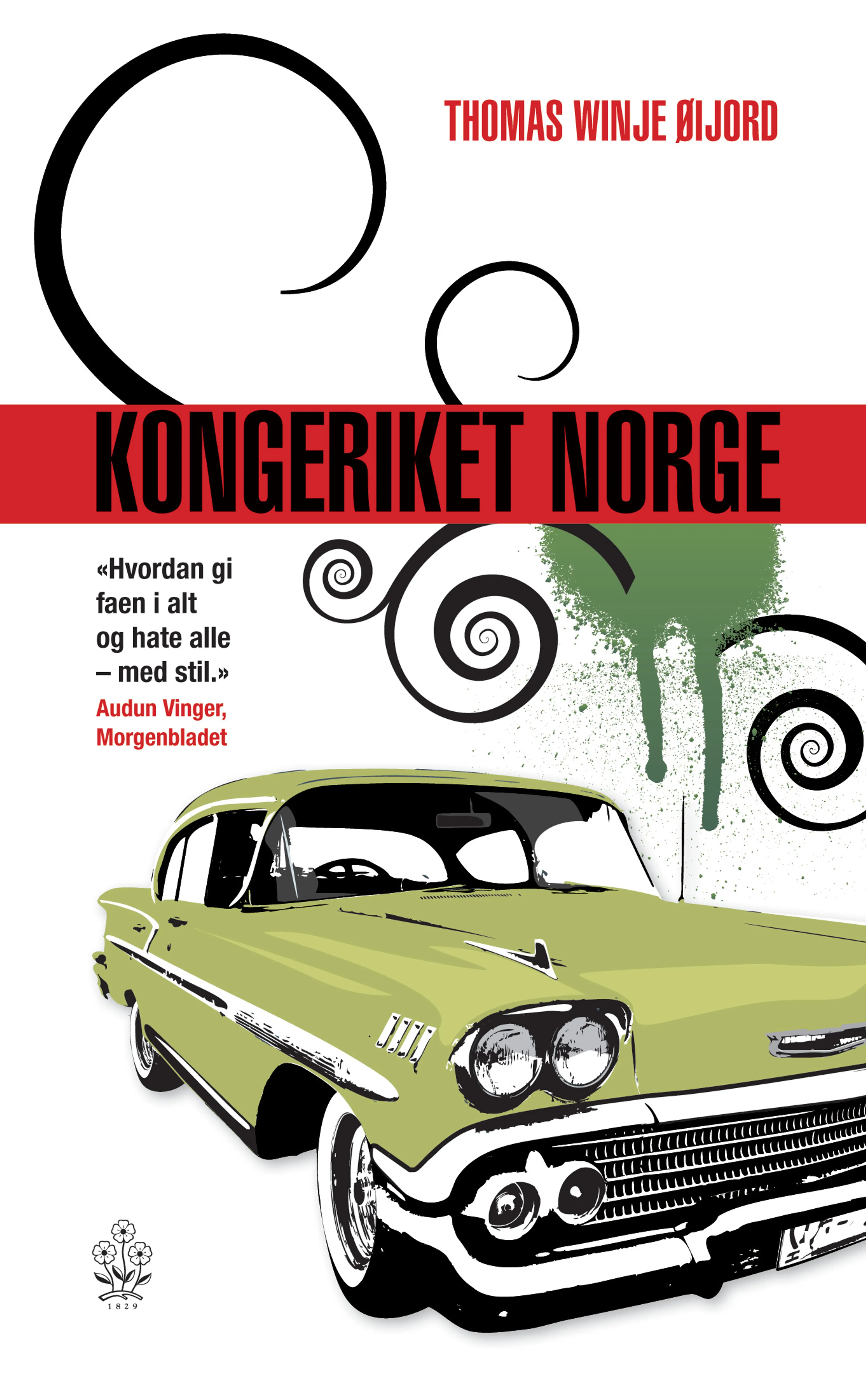 Omslag Kongeriket Norge av Thomas Winje Øijord (Heftet)