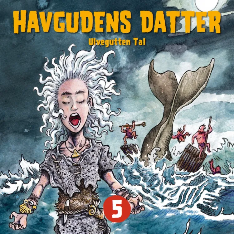 Omslag Havgudens datter av Tor Åge Bringsværd (Lydbok)