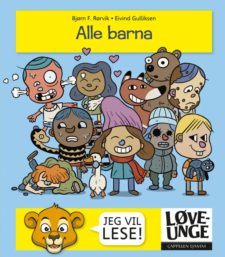 Omslag Løveunge - Alle barna av Bjørn F. Rørvik (Ebok)