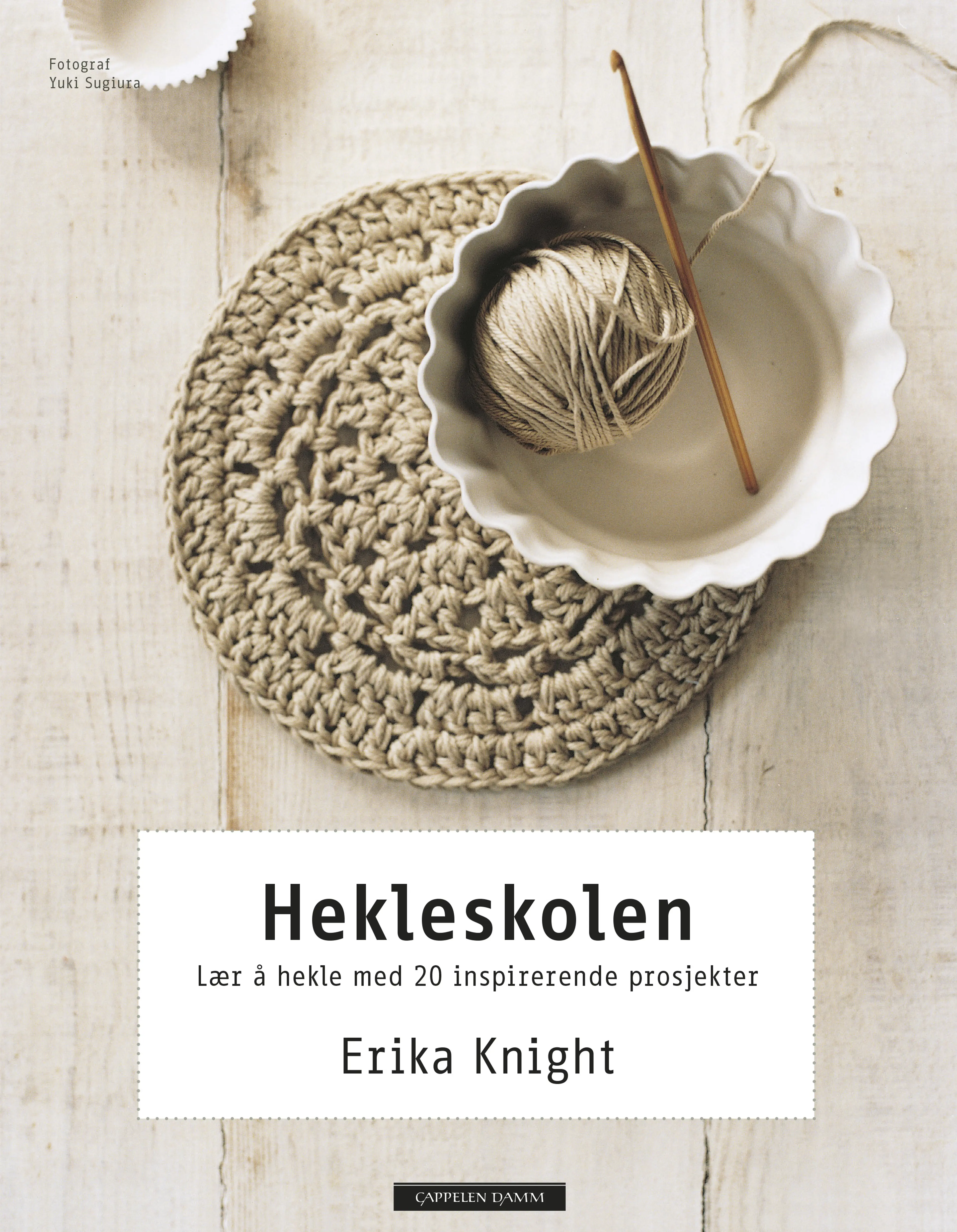 Omslag Hekleskolen av Erika Knight (Innbundet)