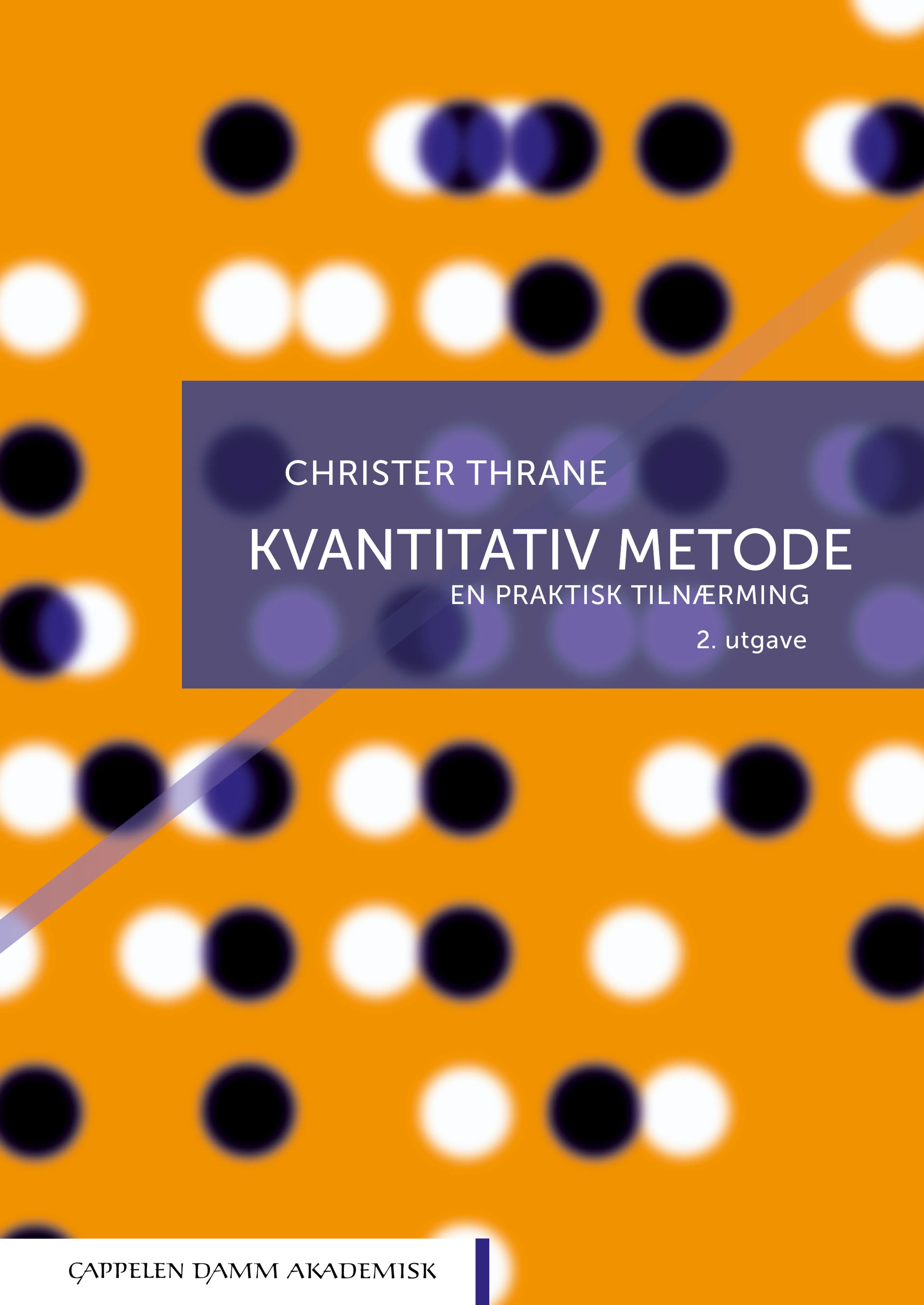 Omslag Kvantitativ metode av Christer Thrane (Heftet)