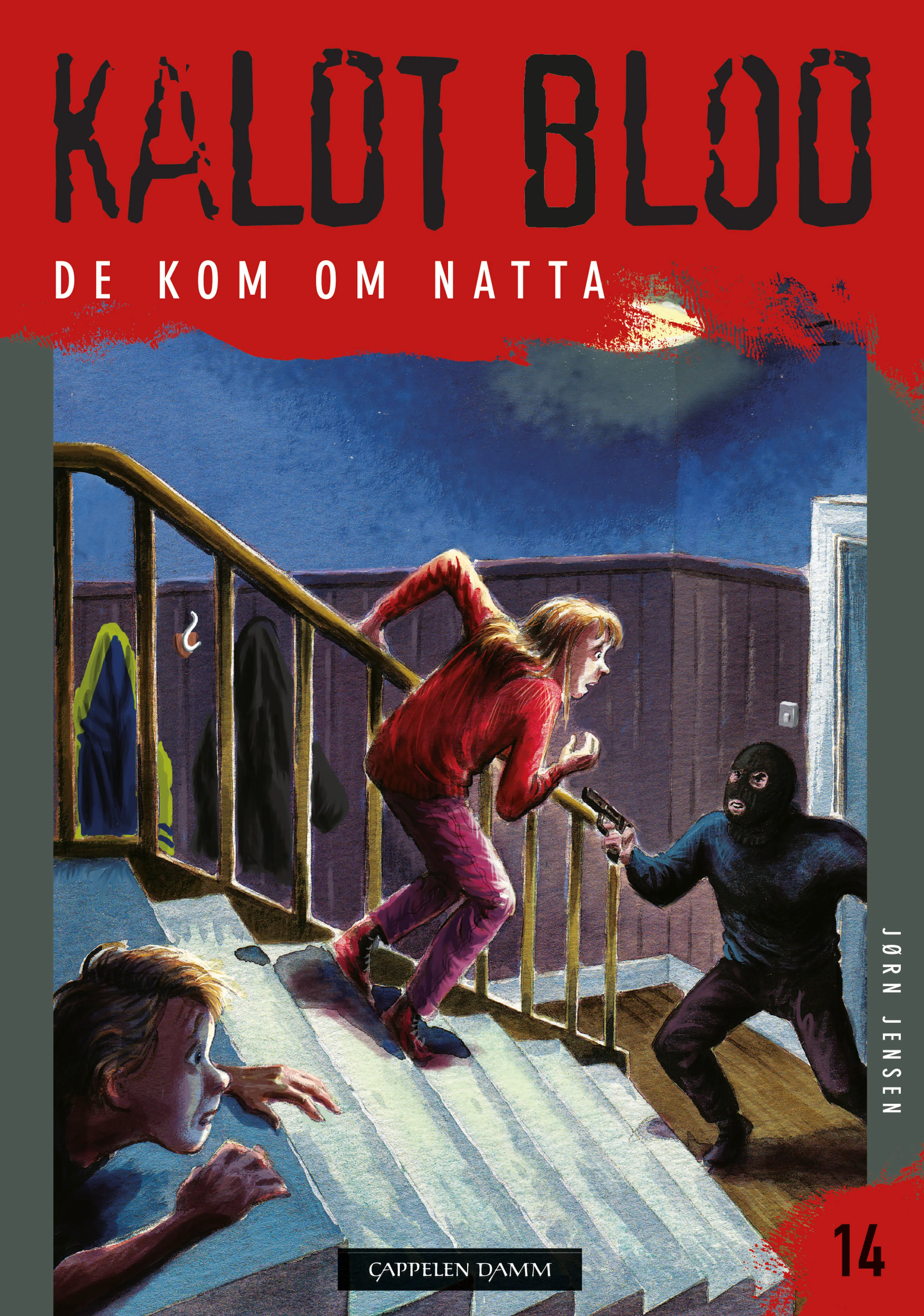 Omslag Kaldt blod 14 - De kom om natta av Jørn Jensen (Heftet)