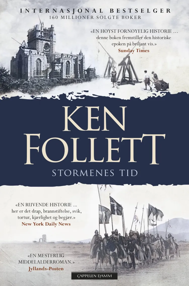 Omslag Stormenes tid av Ken Follett (Heftet)