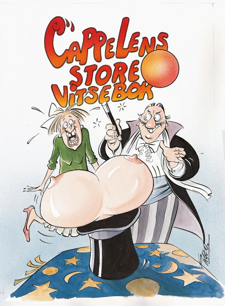 Omslag Cappelens store vitsebok 2002 av Odd Karsten Krogh (Innbundet)