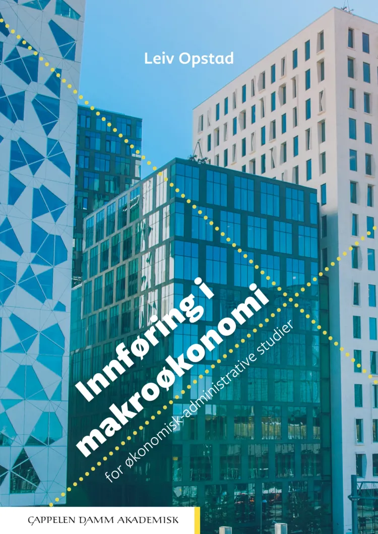 Omslag Innføring i makroøkonomi av Leiv Opstad (Heftet)