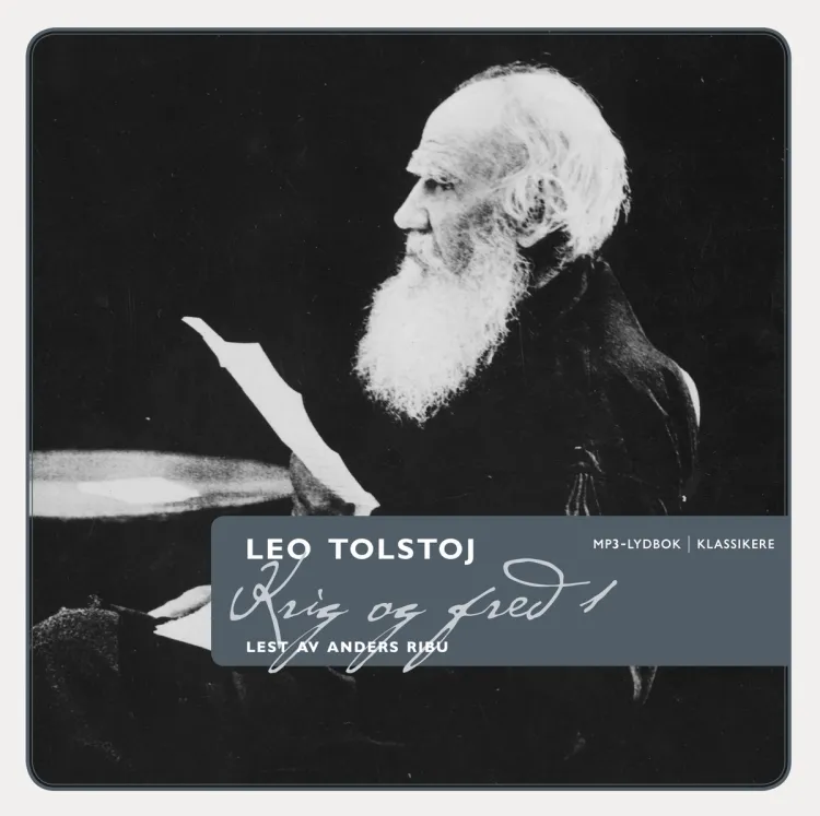 Omslag Krig og fred 1 av Leo Tolstoj (CD)