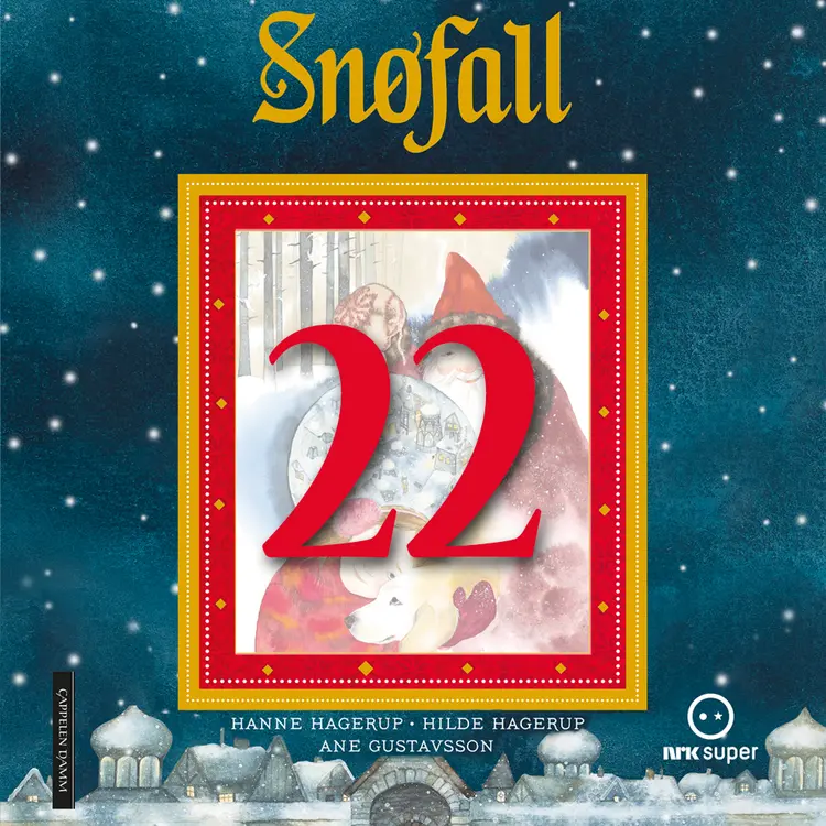Omslag Snøfall 22. desember av Hanne Hagerup og Hilde Hagerup (Lydbok)