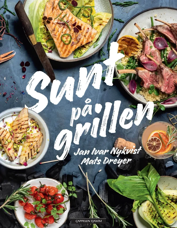Omslag Sunt på grillen av Jan Ivar Nykvist (Innbundet)