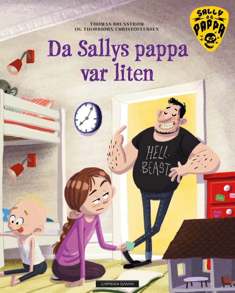 Omslag Da Sallys pappa var liten av Thomas Brunstrøm (Innbundet)