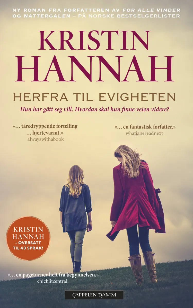 Omslag Herfra til evigheten av Kristin Hannah (Ebok)