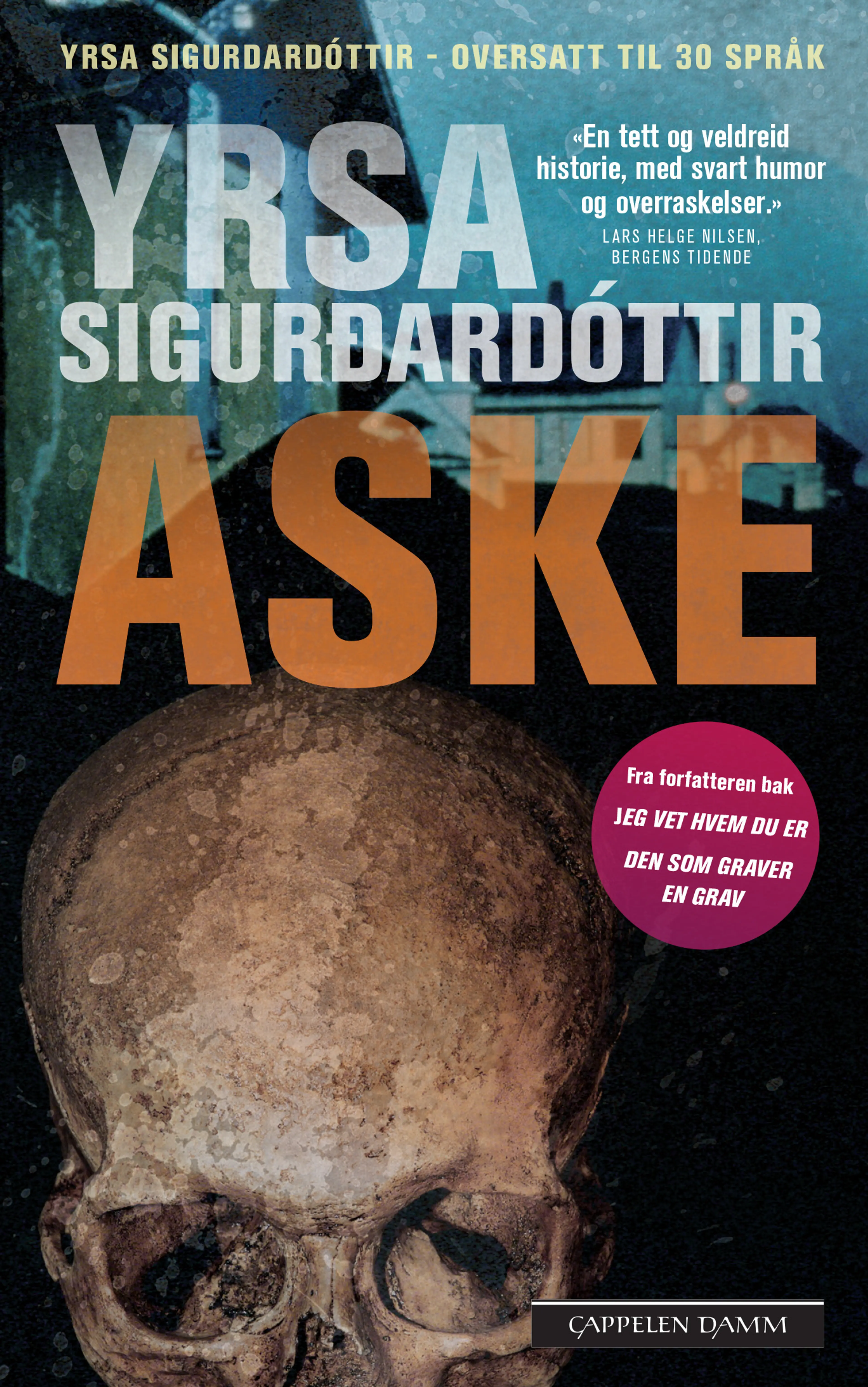 Omslag Aske av Yrsa Sigurdardóttir (Heftet)