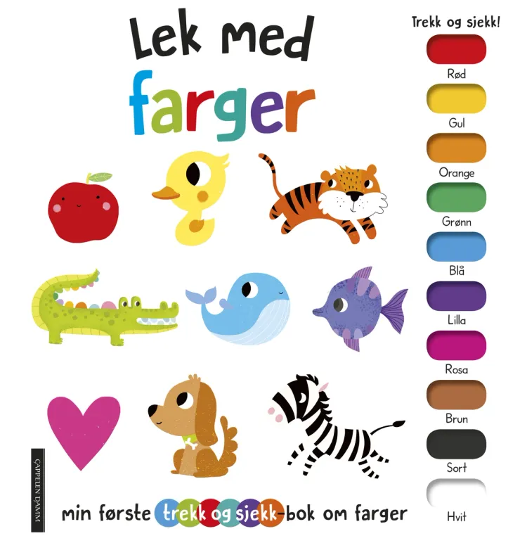 Omslag Lek med farger av Anton Poitier (Innbundet)