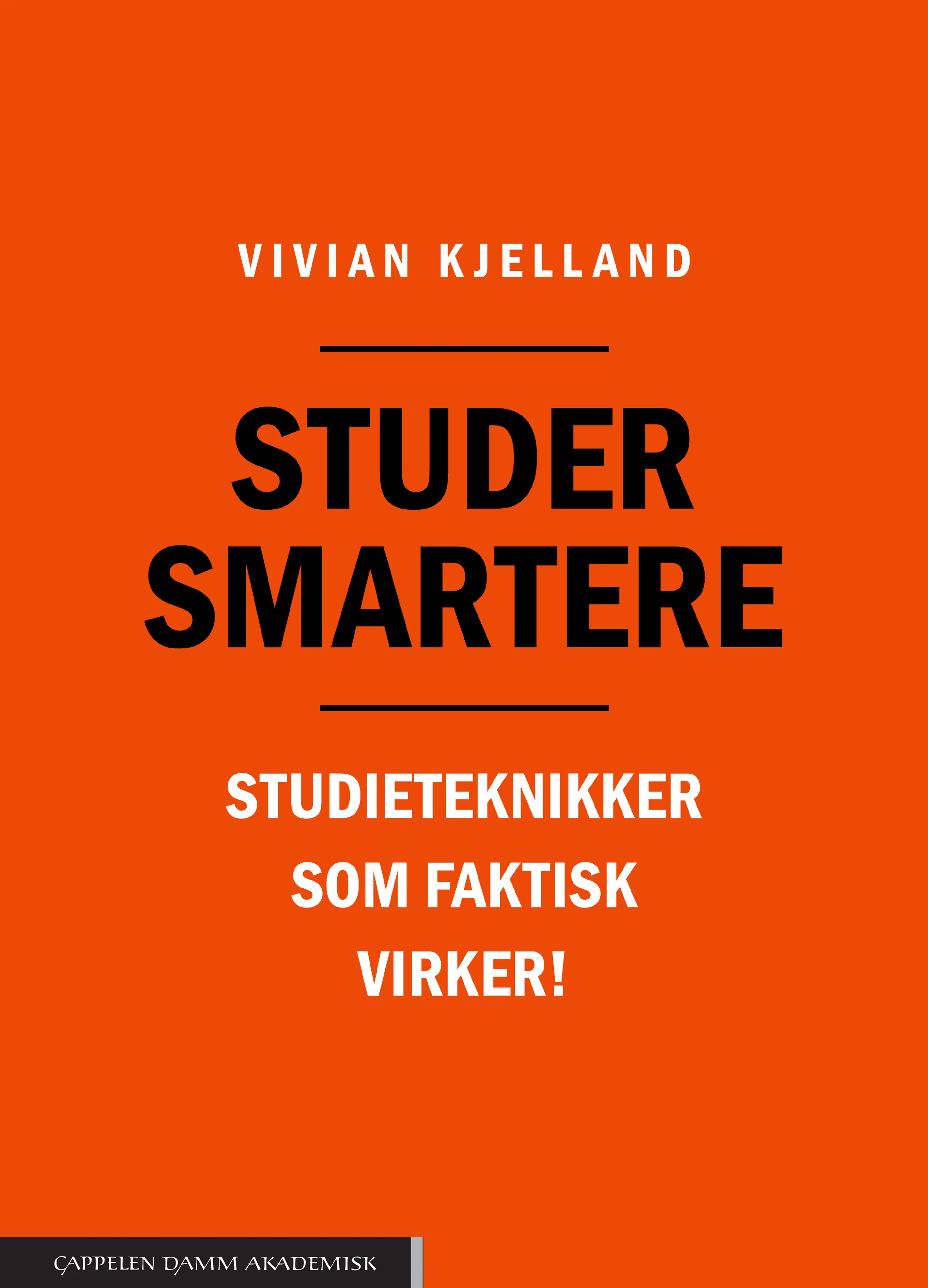 Omslag Studer smartere av Vivian Kjelland (Heftet)
