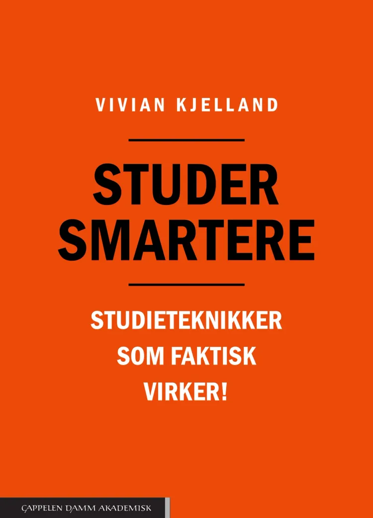 Omslag Studer smartere av Vivian Kjelland (Heftet)