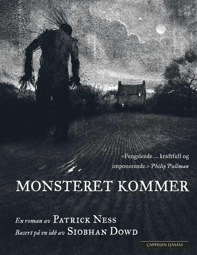 Omslag Monsteret kommer av Patrick Ness (Heftet)